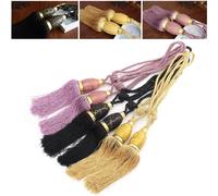 2Pcs Tassel corde fenêtre rideau Tie Backs Buckles Tie Backs Holdbacks Pendentif - Violet