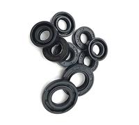 2pcs Tc Type d'arbre Joint d'huile à double lèvre Nitrile Couvert avec ressort jarretière, 22X42X7mm