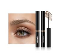 2Pcs Teinture Sourcil, Brun Clair Brosse Fine Mascara Sourcils Waterproof | 2Pcs Teinture Sourcil Kit, Brosse Fine Mascara Sourcils, Waterproof Pommade Sourcil, Mascara Brun Naturel Maquillage Femme