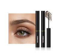 2Pcs Teinture Sourcil Kit, Marron Brosse Fine Mascara Sourcils Waterproof | 2Pcs Teinture Sourcil Kit, Brosse Fine Mascara Sourcils, Waterproof Pommade Sourcil, Mascara Brun Naturel Maquillage Femme