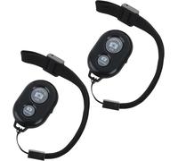 2PCS Télécommande Bluetooth Selfie sans Fil pour Smartphones,Télécommande Bluetooth Smartphone,Obturateur à Distance Bluetooth pour Photos et Vidéos,Dragonne Incluse(Q277)