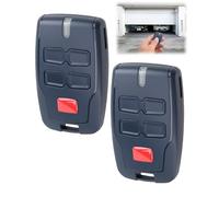 2pcs Télécommande Portail 433.92MHz Compatible BFT Mitto 4 B RCB4, Rolling Code Sécurité, Contrôle à Distance Ergonomique pour Portes Automatiques et Garages, Programmation Facile, Batterie Incluse