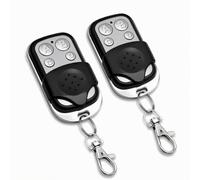2PCS Telecommande Portail, 433 MHz Code Fixe Bip, Garage Universelle | Clonage Code Fixe/Programmable, Compatible 4 Boutons Touches Copieuse Compatible Portes Électriques Alarmes