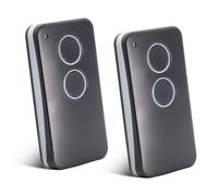 2Pcs Telecommande Portail Compatible avec V2 Phox 2, Telecommande Garage Universelle 433,92MHz 2 Canaux, Télécommande pour V2 Phoenix 2,V2 Phoenix 4,V2 TXC,V2 TRC,V2TSC4,V2 Hand