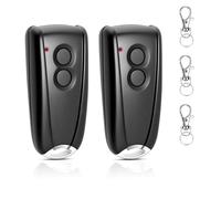 2PCS Télécommande Portail Garage pour Eco-Star RSC2-433 RSE2-433 RSZ1-433 pour Hormαnn Ecostar Liftronic/TUBAUTO EuroPro 500/700/800 Portronic D2500/D5000/S4000 Opérateur