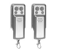 2PCS Telecommande Portail Replacement pour 114253, 4 Boutons Bip Portail Compatible avec AVIDSEN 114253 104257 104251