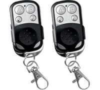 2pcs Télécommande universelle 433 92 MHz - Copieuse de code fixe 4 boutons - Portail et garage - Porte coulissante et voiture