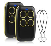 2PCS Télécommande Universelle Portail Garage 280-868 MHz, Télécommande Garage 4 en 1 Multifréquence Rolling Code, Compatible Came TOP432EE TOP432EV NA, Nice FA/AC, Pile CR2032 Incluse