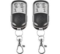 2pcs Telecommande Universelle Portail,Telecommande Garage Universelle sans Fil,pour Porte de Garage et Voiture,télécommande Universelle sans Fil Porte-clés Duplicateur