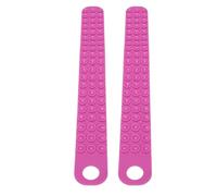 2PCS Thaw Belt for Frozen Meat, Silicone Sink Thawing Fixator Belt,Silicone Thaw Belts Easy to Hang Fast Defrosting Fixator Belts for Frozen Meat Steak Fish (Pink)