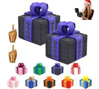 2PCS The Prank Box - Hilarious Screw Challenge with Middle Finger Surprise, Multicolor Annoying Prank Gift Box, 3D Funny Screw Toy, Pop-Up Novelty Funny Gift for Christmas, Halloween (F)