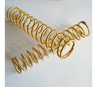 2pcs Thicker Harder Steel Springs Gold for Traxxas 1/5 XMaxx Shocks 7766