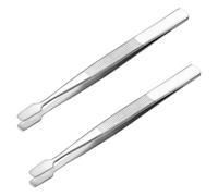 2pcs Timbre Pinces Pincettes Philatélie Outils ()