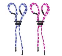 2pcs Tir à l'arc Doigt Sling Réglable Corde d'arc Tir à l'arc de Doigt d'arc Classique pour Arc Classique Accessoires de Remplacement, Rose et Bleu