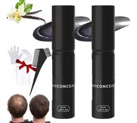 2Pcs Tiveno Hair Concealer Cream,For Naturally Fuller & Confident-Looking Hair,Concealer,Waterproof & Sweat Proof, Naturally Lasts,For Women And Men (Black*2, SIZE)