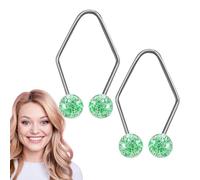 2PCS Tools de créateur de fossettes - Portable de soins de soins de la peau Face Exercise de beauté Dispositif, entraîneur facial léger Smile Natural Smile | Accessoire fascinant de joues pour un look