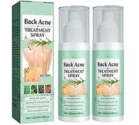 2Pcs Toxiklenz Back Acne Treatment Spray, Back Acne Spray, Tea Tree Oil Back Acne Solution,Repair Back Shoulder Acne Lighten Acne Marks Skin Care Spray