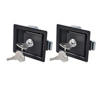 2PCS Trailer Tool Box Locks Door Paddle Handle Latch Anti-Theft Paddle Locks For RV Camper Truck Trailer