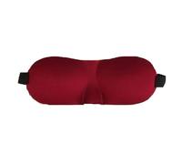 2pcs Travel Black Eye Mask For Sleep Safe Soft Padded Shade Cover Rest Relax Sleeping Blindfold(Wine Red)