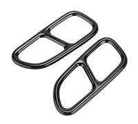 2Pcs Trime de Pointe d'Échappement: Remplacement de la Prise Quadruple, pour CLA SLK R172 SL R231, Robuste et Durable, Améliorer les Performances