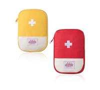 2pcs Trousse De Secours Vide, Mini Trousse De Premiers Soins, Sac De Stockage De Médecine Portable, Mini Sac Médical, Trousse Secours Portable Kit, N'inclut pas les médicaments et autres articles