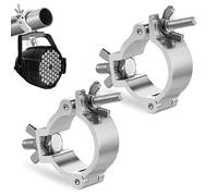 2Pcs Truss Clamp Crochet de Fixation, 25-30 mm Pinces pour Éclairage de Scène, Crochets de Fixation Éclairage de Scène, Truss Clamp Pince de Lumière de Scène, Lumière dj Clamps, Capacité de 100 kg