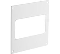 2pcs Tube plat bride murale 110x55mm Gaine de ventilation airRoxy 7778
