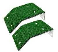 2pcs Turtle Ramp Simulation Grass Turtle Plancez des Plates-Formes avec Aspiration pour habituer Les Aliments et la Rampe de Jeu de la Rampe Mise en œuvre.
