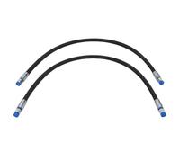 2PCS Tuyaux de Valve de Déviation pour Pelle, Flexible de Raccord 1 / 4in, 60MPa 8702PSI, Remplacement Tuyau d'Accélérateur - Haute Résistance, Compatibilité Facile, Usage