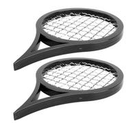 2pcs Twist Up Peigl, Hair Racket Afro Hairstyle Peigne, Boucles et Rebondissements pour Hommes Noirs, Conception de Raquette de Tennis (BLACK)