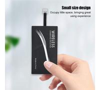 2pcs Type-C Qi Universal Wireless Charger Adapter Mobile Phone Charging Receiver Sticker