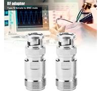 2pcs Type N Female to BNC Male RF Connector Coaxial Adapter Test Converter