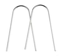 2pcs U-Style Radio Removal Keys Stainless Steel Extraction Pins