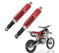 2Pcs Universal 350mm Motorcycle Shock Absorbers with 8mm High Performance Springs - Smooth Ride & Easy Installation for Dirt Bikes, ATVs, Quads, Scooters 50cc 150cc