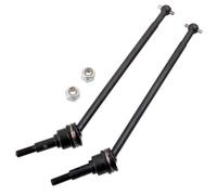 2Pcs Universal Drive Shaft Joint Axle 538550 pièces de Mise à Niveau Compatible avec 1/10 échelle RC Hobi modèle Voitures et camions(Black)