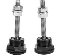 2pcs Universal Hood Pin verrouillage du capot -Bouton de verrouillage du pare-chocs Clip -Verrou22mm/0.9in