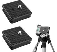 2pcs Universal Tripod Mount Plate, Quick Release Plate, Quick Release Plate Tripod Head for Camera Tripod Thread for Camera Tripod