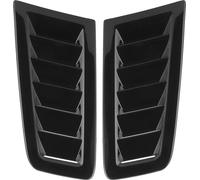 2pcs universelle de ventilation de capot de voiture pièces extérieures pour Focus Rs Mk2 StyleGloss noir