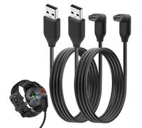 2PCS USB Chargeur Cable pour Garmin Fenix 7 7S 7X 6S 6X Pro 5 5S 5X Plus Forerunner 945 935 245 55 45 Instinct 3 2S 2X Tactix 8 Vivoactive 5 4 4S Venu 3 2S Plus Epix Approach Vivomove 3 3S, 1m/3,3ft