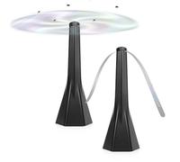 2PCS Ventilateur Ant Mouche, Chasse Mouche de Table, San Produit Chimique, Repousse Mouches avec Lames Réfléchissantes, pour Maison Dîner, Terrasse et Restaurant