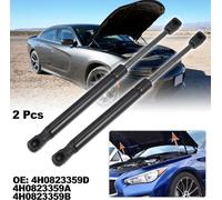 2pcs Verin de Capot Moteur Supports Amortisseur à Gaz 4H0823359D pour Audi A8 D4 2010-2018
