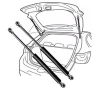 2Pcs Vérin Hayon de Coffre Arrière pour Audi TT Coupe Cabriolet Mk1 1998-2006 / Mk2 2006-2014, Vérin hydraulique de Coffre Voiture Vérins À Gaz Choc Ascenseur Barre De Support