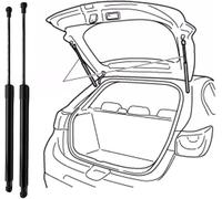 2Pcs Vérin Hayon de Coffre pour Renault Espace III (Je) 1997-2002(OEM:6025300735)-56cm, Ressorts à Gaz Hayon Verins de Coffre Voiture Hayon Amortisseur Tige Support