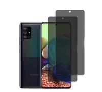 2pcs Verre Trempé Anti Espion pour Samsung Galaxy A71, Privacy Film de Protection en Verre Trempé, Écran Anti-rayures, Anti-emprenites digitales, Haute Définition, Sans Bulles