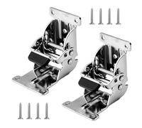 2pcs Verrouillage Des Charnières Pliantes Dissimulées Pour Les Armoires Porte En Fer Robuste Meuble Portable Matériel Meubles D'installation Faciles
