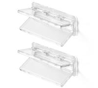 2pcs Verrous Sécurité pour Porte Coulissante, Verrou Sécurité Transparent Porte Placard Verre Coulissant Butée Fenêtre Verrousécurité pour Enfants Bébés Tout-Petits Domicile