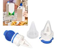 2PCS Verseurs de Bouteille de Lait, Verseurs de Lait, Verseurs de Lait, Verseurs de Bouteille D'alcool, Cartons de Lait, Boissons, Vin, Distributeur de Cocktails, Outils de Bar à