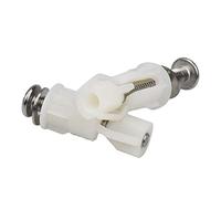 2pcs Vis de Couvercle de Toilette Vis D'expansion pour Toilette Vis de Fixation de Siège de Toilette Pièces de Rechange pour Couvercle de Toilette, Fabriqué en Acier Inoxydable et en Plastique