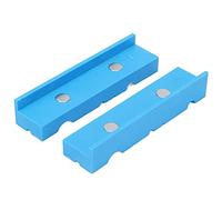2pcs vise mâchoire ABS 5.5 pouces magnétique Magné de couvercle de rainure protectrice Ensemble pour serrage en bleu clair
