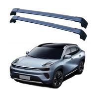 2PCS Voiture Aluminium Porte-Bagages, pour Chery Big Ant eq5 2020 2021 2022, Aluminium Rails Voyage Toit Porte Bagages Transport Accessoires,A-Black